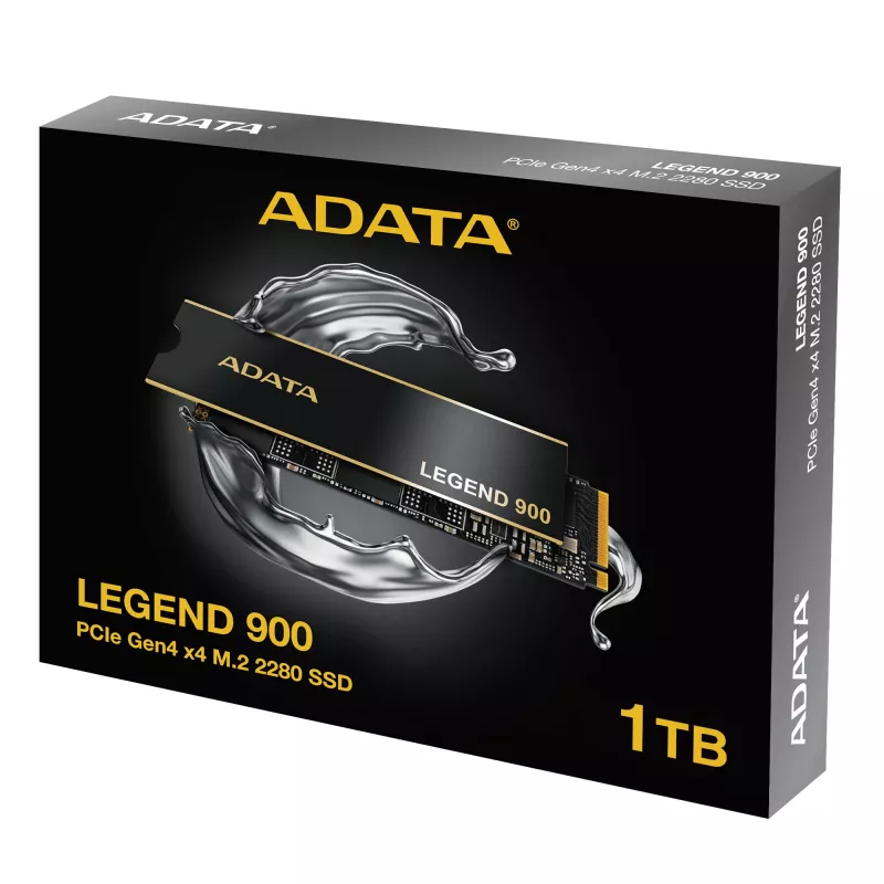 Wewnętrzny dysk SSD M.2 ADATA LEGEND 900 1 TB PCIe 4.0 NVMe (2280) 7000/5400 MB/s, 3D NAND, TBW 1200