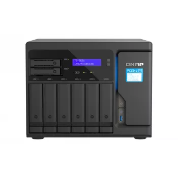 QNAP TS-855X SAN Tower Intel Atom® C5125 8 GB DDR4 0 TB QNAP QTS Czarny