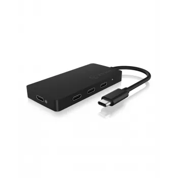 ICY BOX IB-HUB1429-CPD USB 3.2 Gen 2 (3.1 Gen 2) Type-C 10000 Mbit/s Czarny