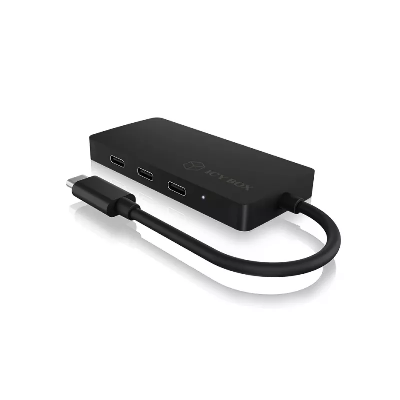 ICY BOX IB-HUB1429-CPD USB 3.2 Gen 2 (3.1 Gen 2) Type-C 10000 Mbit/s Czarny