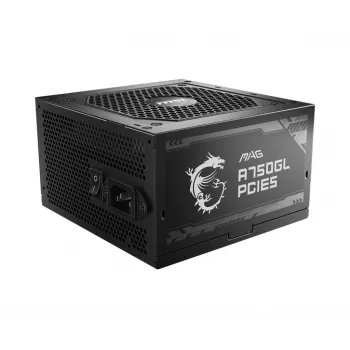 Zasilacz MSI MAG A750GL PCIE5 750 W 20+4 pin ATX ATX Czarny