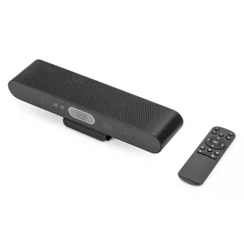 DIGITUS 4K All-in-One Video Bar Mini - System wideokonferencyjny (2x mikrofon / 1x głośnik)
