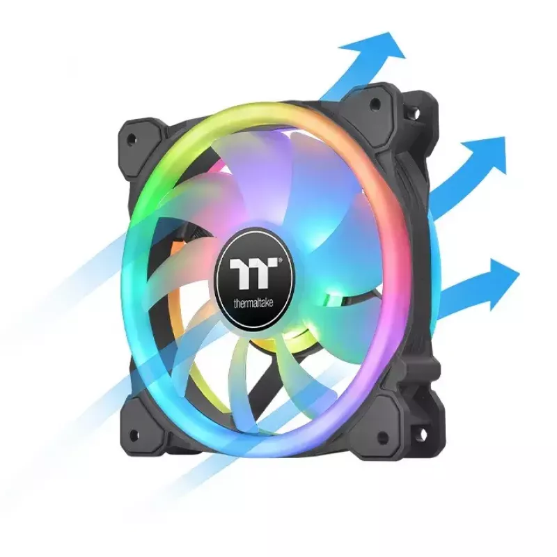 Wentylator Thermaltake SWAFAN 12 RGB 12 cm czarny 500–2000 RPM