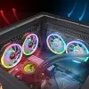 Wentylator Thermaltake SWAFAN 12 RGB 12 cm czarny 500–2000 RPM