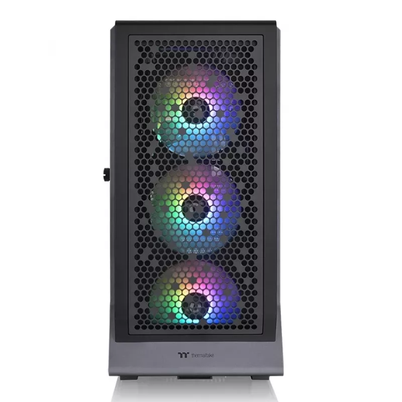 Obudowa PC THERMALTAKE Ceres 500 TG ARGB Midi Tower Czarny — Szkło hartowane, EATX, 3x140mm Przód, USB-C