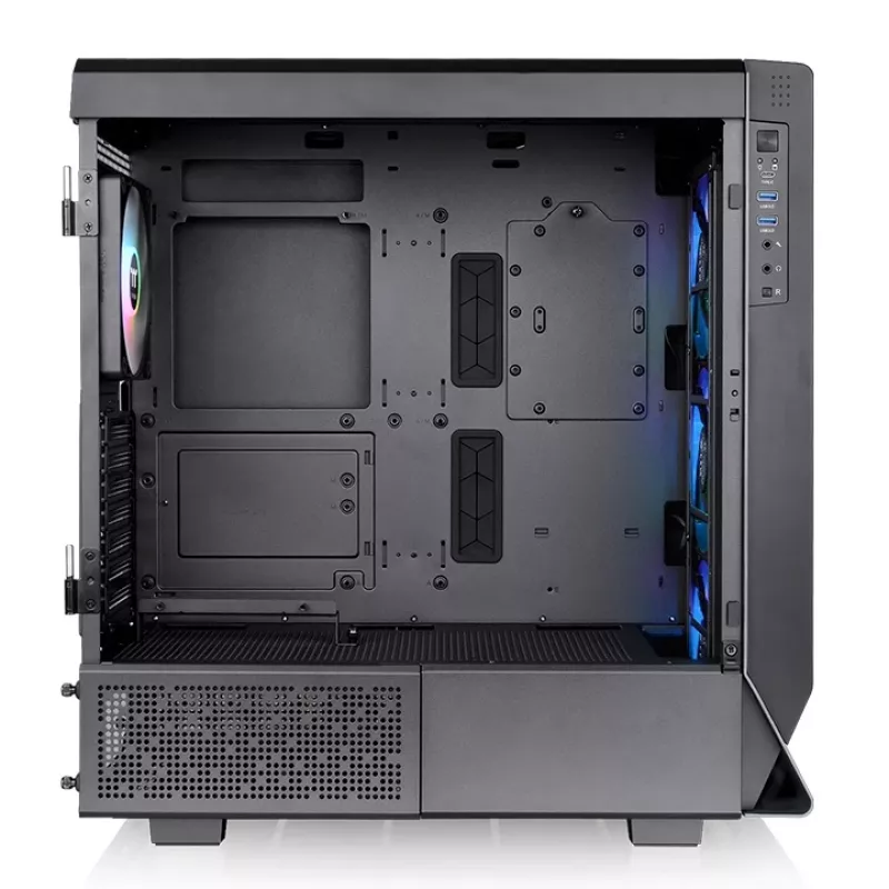 Obudowa PC THERMALTAKE Ceres 500 TG ARGB Midi Tower Czarny — Szkło hartowane, EATX, 3x140mm Przód, USB-C