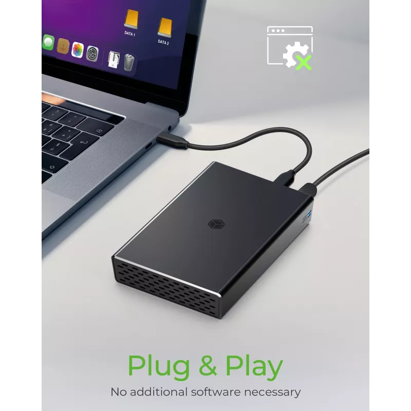 Obudowa RAID ICY BOX na 2x HDD/SSD z interfejsem USB 3.2 Gen 2 Type-C® / Type-A