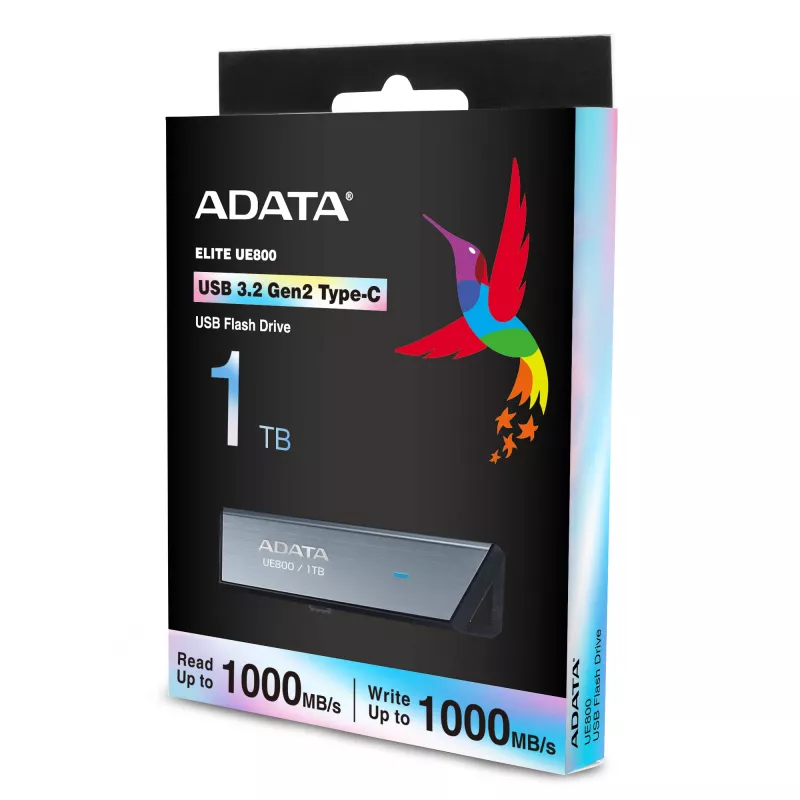 ADATA UE800 pamięć USB 1 TB USB Type-C 3.2 Gen 2 (3.1 Gen 2) srebrna