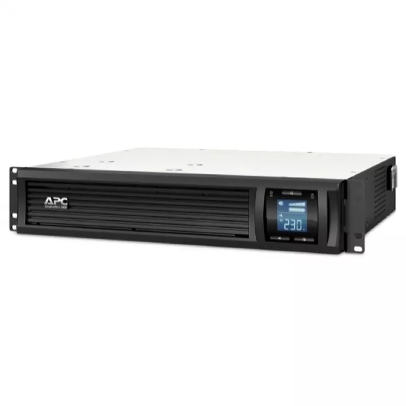 APC Smart-UPS C, Line Interactive, 2000VA, Rackmount 2U, 230V, 6x IEC C13, komunikacja USB i szeregowa, AVR, graficzny LCD