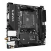 Płyta główna GIGABYTE A520I AC - obsługuje procesory AMD Ryzen 5000 Series AM4, 6-fazowy cyfrowy VRM, do 5300 MHz DDR4 (OC), 1xPCIe 3.0 M.2, WiFi, GbE LAN, USB 3.2 Gen1