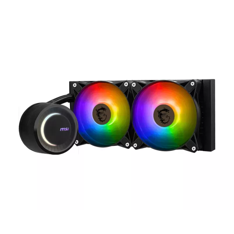 MSI MAG Coreliquid E240 Płyta główna, Procesor Zestaw chłodzenia cieczą 12 cm Czarny