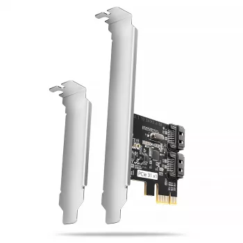 Wewnętrzny adapter SATA Axagon PCES-SJ2 PCIe 2 Gbit/s Czarny