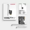 Wewnętrzny adapter SATA Axagon PCES-SJ2 PCIe 2 Gbit/s Czarny