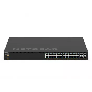 NETGEAR GSM4328-100AJS zarządzalny przełącznik L3 Gigabit Ethernet (10/100/1000) Power over Ethernet (PoE) 1U Czarny