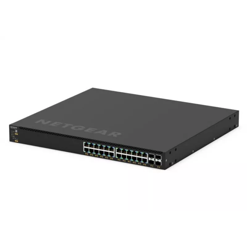 NETGEAR GSM4328-100AJS zarządzalny przełącznik L3 Gigabit Ethernet (10/100/1000) Power over Ethernet (PoE) 1U Czarny