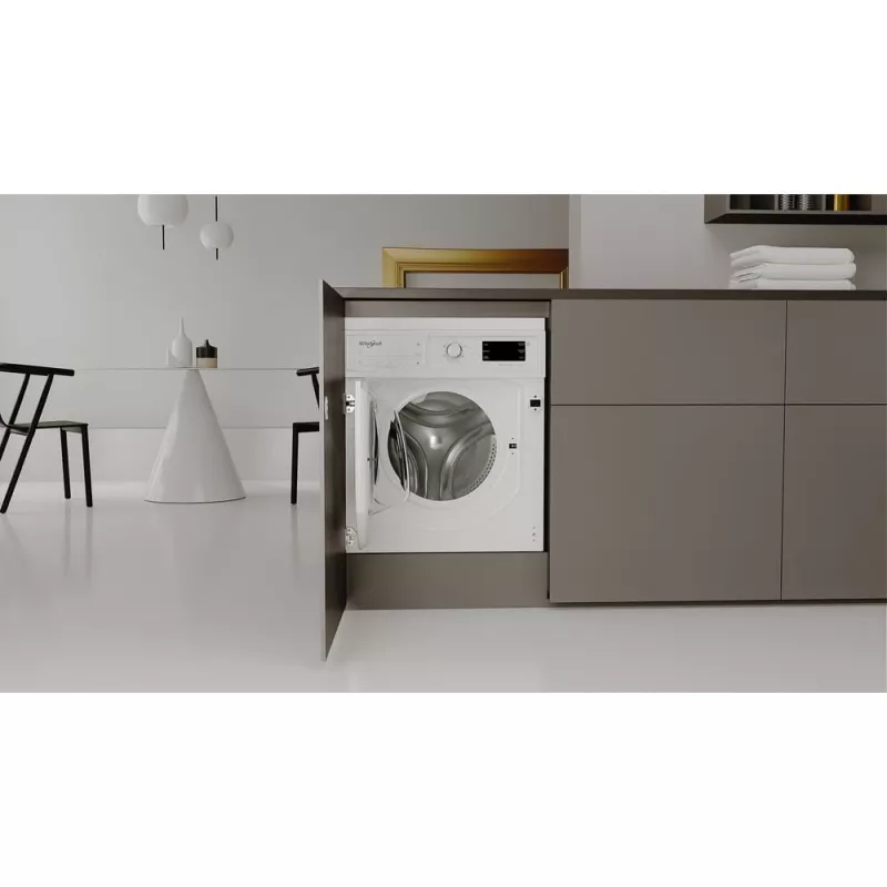 Pralka Whirlpool BI WMWG 81485 PL, ładowanie przednie, 8 kg, 1351 obr./min, biała
