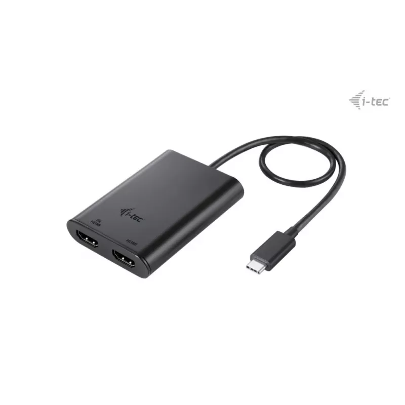 Adapter wideo i-tec USB-C Dual 4K/60Hz (pojedynczy 8K/30Hz) HDMI