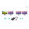 Adapter wideo i-tec USB-C Dual 4K/60Hz (pojedynczy 8K/30Hz) HDMI