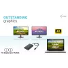 i-tec USB-C Dual 4K DisplayPort Video Adapter