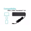Uniwersalna ładowarka i-tec USB-C PD 3.0 100W wewnętrzna czarna