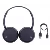 Słuchawki nauszne bezprzewodowe JVC HA-S36W-A-U — Bluetooth 5.2, 35 h pracy, wbudowany mikrofon, niebieski