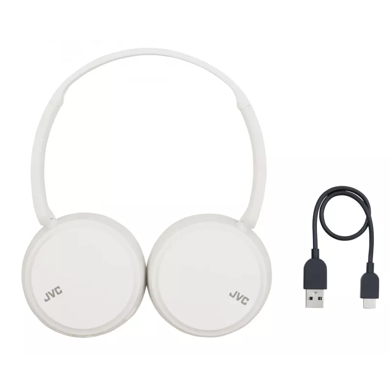 Słuchawki JVC Deep Bass Bluetooth nauszne białe