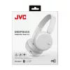 Słuchawki JVC Deep Bass Bluetooth nauszne białe
