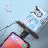 Axagon CRE-SMPC USB-C Smart card/ID card PocketReader smart card reader Indoor USB Type-C Czarny