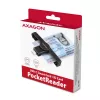 Axagon CRE-SMPC USB-C Smart card/ID card PocketReader smart card reader Indoor USB Type-C Czarny