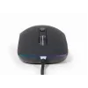 Przewodowa mysz USB do gier GEMBIRD MUS-UL-02 — oburęczna, 2400 DPI, 6 przycisków, czarna