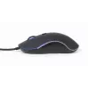 Przewodowa mysz USB do gier GEMBIRD MUS-UL-02 — oburęczna, 2400 DPI, 6 przycisków, czarna