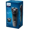 Philips Shaver 1000 Series S1142/00 Elektryczna golarka, golarka rotacyjna, Czarny, Szary, System ostrzy PowerCut, SH30, 2 lata, Bateria