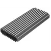 Obudowa SSD GEMBIRD EE2280-U3C-03 Czarna na jeden dysk M.2, USB 3.2 Gen 2 (10 Gbit/s), USB Type-C, aluminium