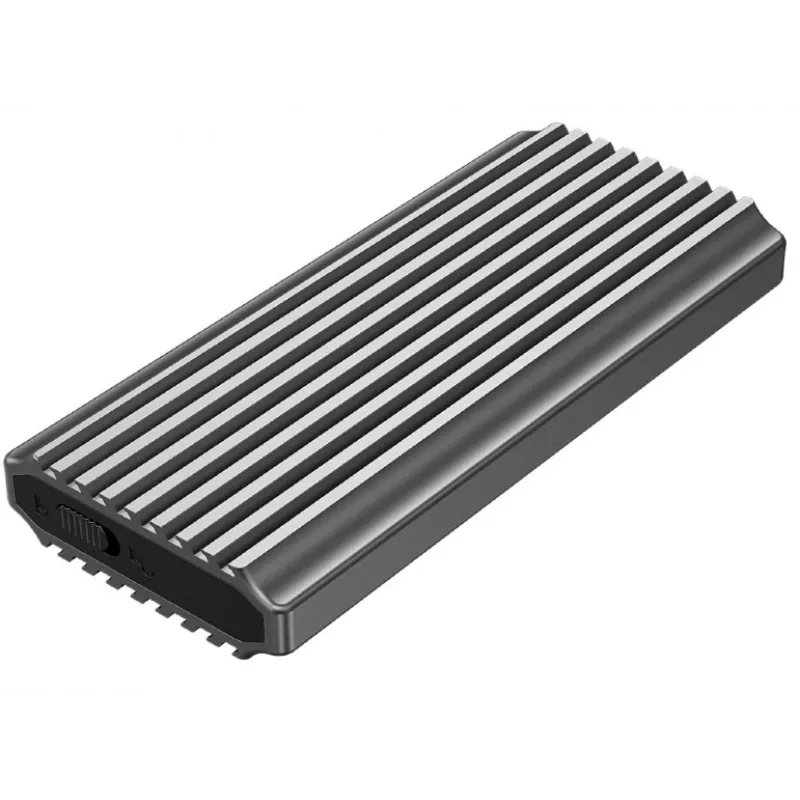Obudowa SSD GEMBIRD EE2280-U3C-03 Czarna na jeden dysk M.2, USB 3.2 Gen 2 (10 Gbit/s), USB Type-C, aluminium
