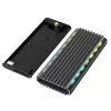 Obudowa SSD GEMBIRD EE2280-U3C-03 Czarna na jeden dysk M.2, USB 3.2 Gen 2 (10 Gbit/s), USB Type-C, aluminium
