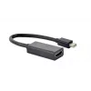 Kabel Mini DisplayPort – HDMI Gembird A-MDPM-HDMIF4K-01 0,15 m, 4K, czarny