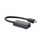 Kabel Mini DisplayPort – HDMI Gembird A-MDPM-HDMIF4K-01 0,15 m, 4K, czarny