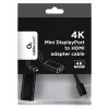 Kabel Mini DisplayPort – HDMI Gembird A-MDPM-HDMIF4K-01 0,15 m, 4K, czarny