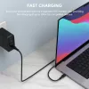 Kabel USB AUKEY CB-KCC102 1.8m USB C Czarny 0.48 Gbit/s