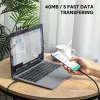 Kabel USB AUKEY CB-KCC102 1.8m USB C Czarny 0.48 Gbit/s
