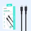 Kabel USB AUKEY CB-KCC102 1.8m USB C Czarny 0.48 Gbit/s