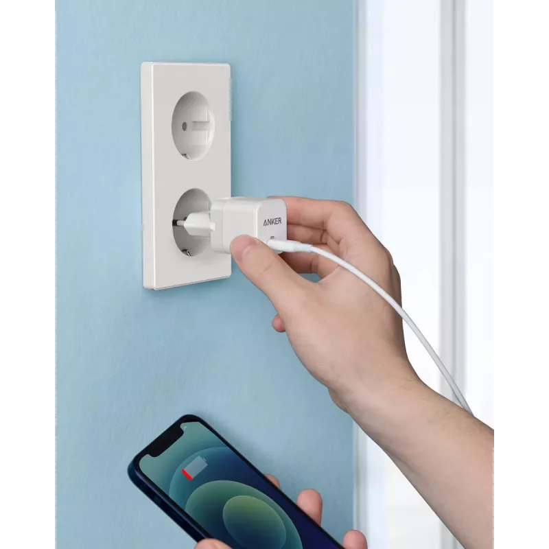 Ładowarka Anker PowerPort III Universal biały AC Szybkie ładowanie Wewnętrzna