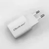 QOLTEC Charger 50763 — Indoor AC Fast Charger 35W, USB-C PD 3.0 + USB-A, 5–20V, biały