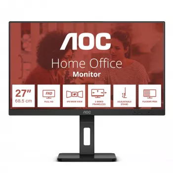 Monitor komputerowy AOC E3 27E3QAF 68,6 cm (27 cali) 1920 x 1080 pikseli Full HD LED Czarny
