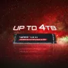 M.2 2280 NVMe SSD PATRIOT VP4300 Lite 4 TB, PCIe 4.0 x4, odczyt 7400 MB/s, zapis 6000 MB/s, NVMe 2.0