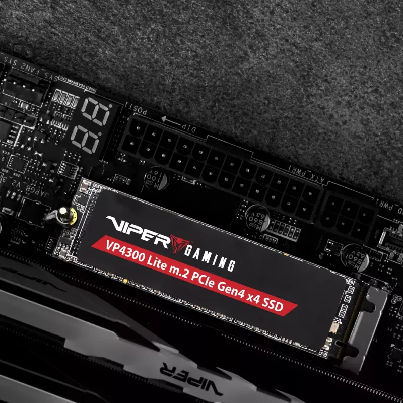 M.2 2280 NVMe SSD PATRIOT VP4300 Lite 4 TB, PCIe 4.0 x4, odczyt 7400 MB/s, zapis 6000 MB/s, NVMe 2.0