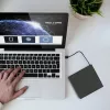 Zewnętrzny napęd optyczny DVD-RW Qoltec 51858, USB 2.0 i eSATA, ładowanie tackowe, czarny, 24x CD / 8x DVD