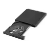 Zewnętrzny napęd optyczny DVD-RW Qoltec 51858, USB 2.0 i eSATA, ładowanie tackowe, czarny, 24x CD / 8x DVD