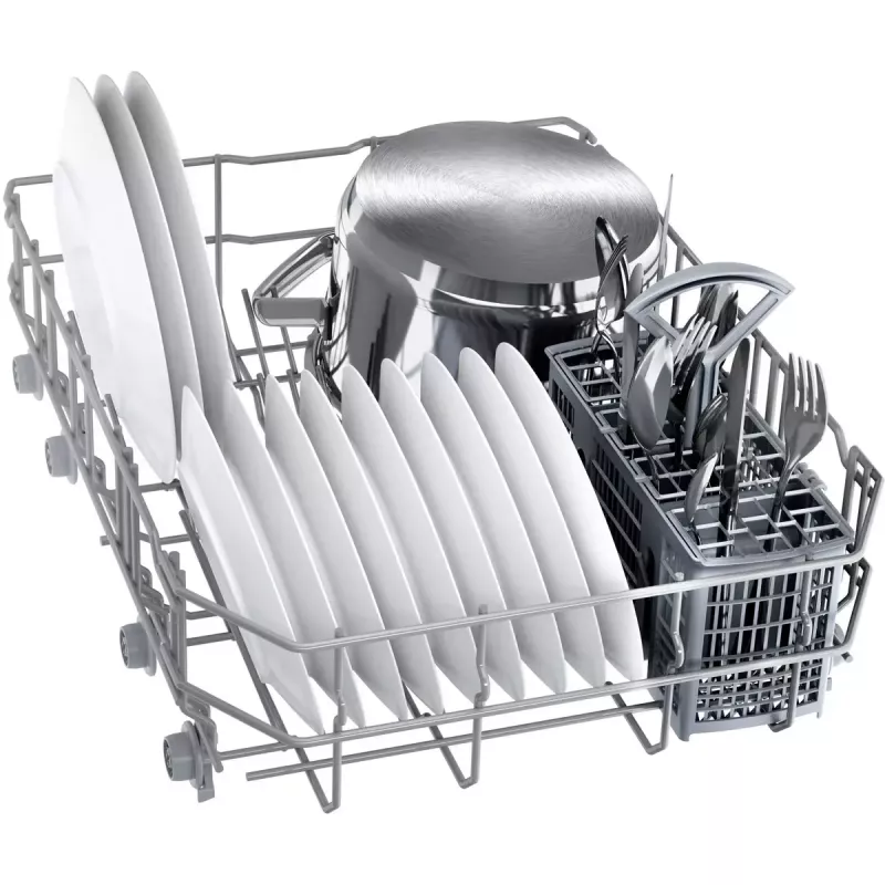 Bosch dishwasher SPS2HKW58E — Serie 2 slimline 45 cm, 10 place settings, 46 dB, stainless steel tub