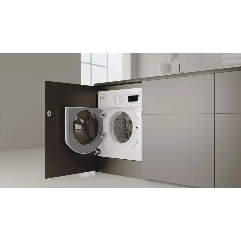Whirlpool FreshCare BI WDWG 861485 EU pralko-suszarka do zabudowy Front-load Biały